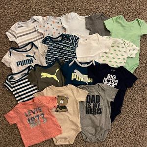 57 piece baby boy clothing bundle. Size 6-9 months